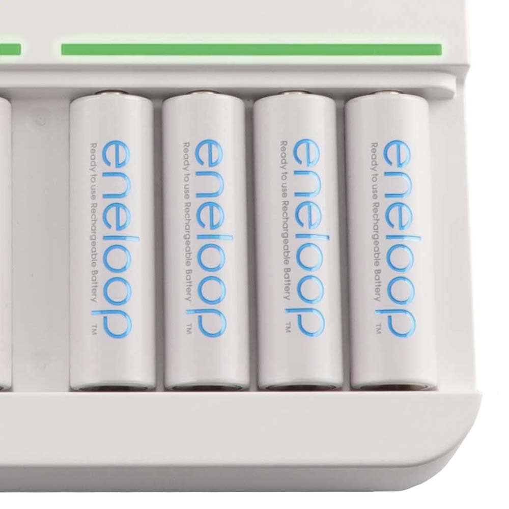 Chargeur de Piles AA eneloop 8 Cellules