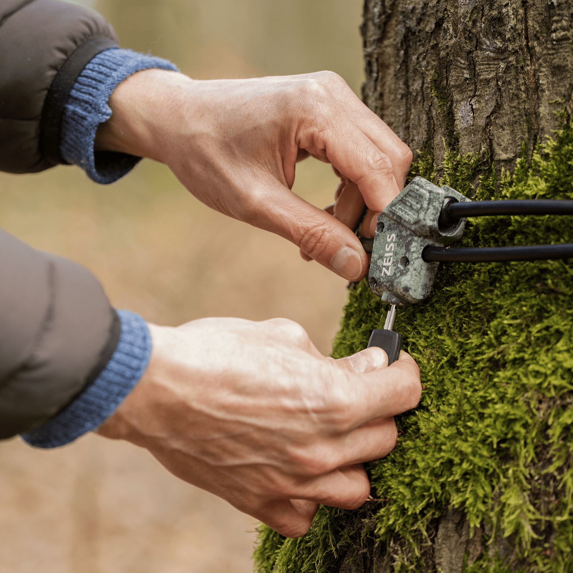 ZEISS Câble antivol avec clé